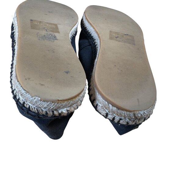 Valentino Garavani Black Canvas VLTN Logo Espadrilles Men's EU Size 44 - Picture 11 of 11